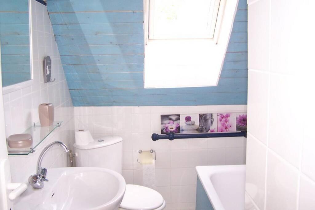 Maison avec jardin clos. Animaux acceptés - Wifi - Proche plages de la Trinité sur Mer et Carnac Extérieur photo